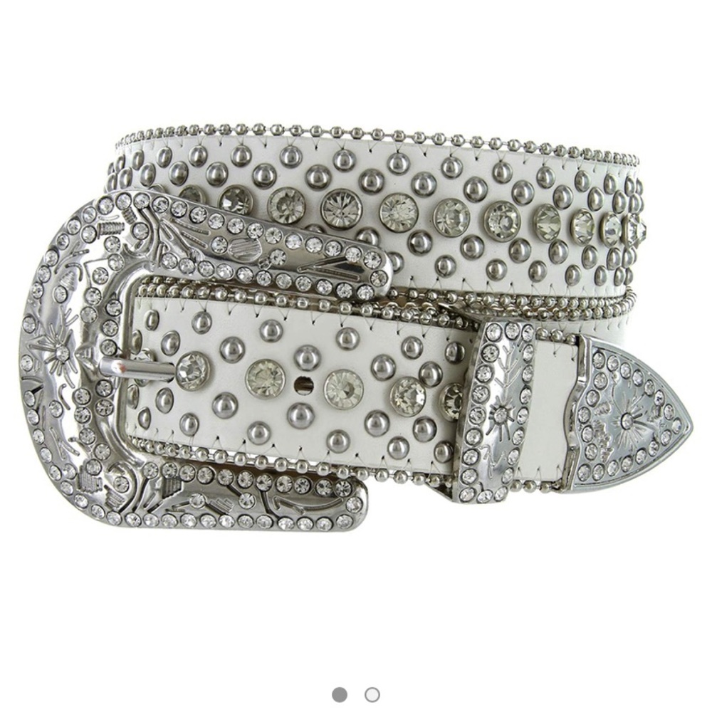 COPY - All white bb Simon belt